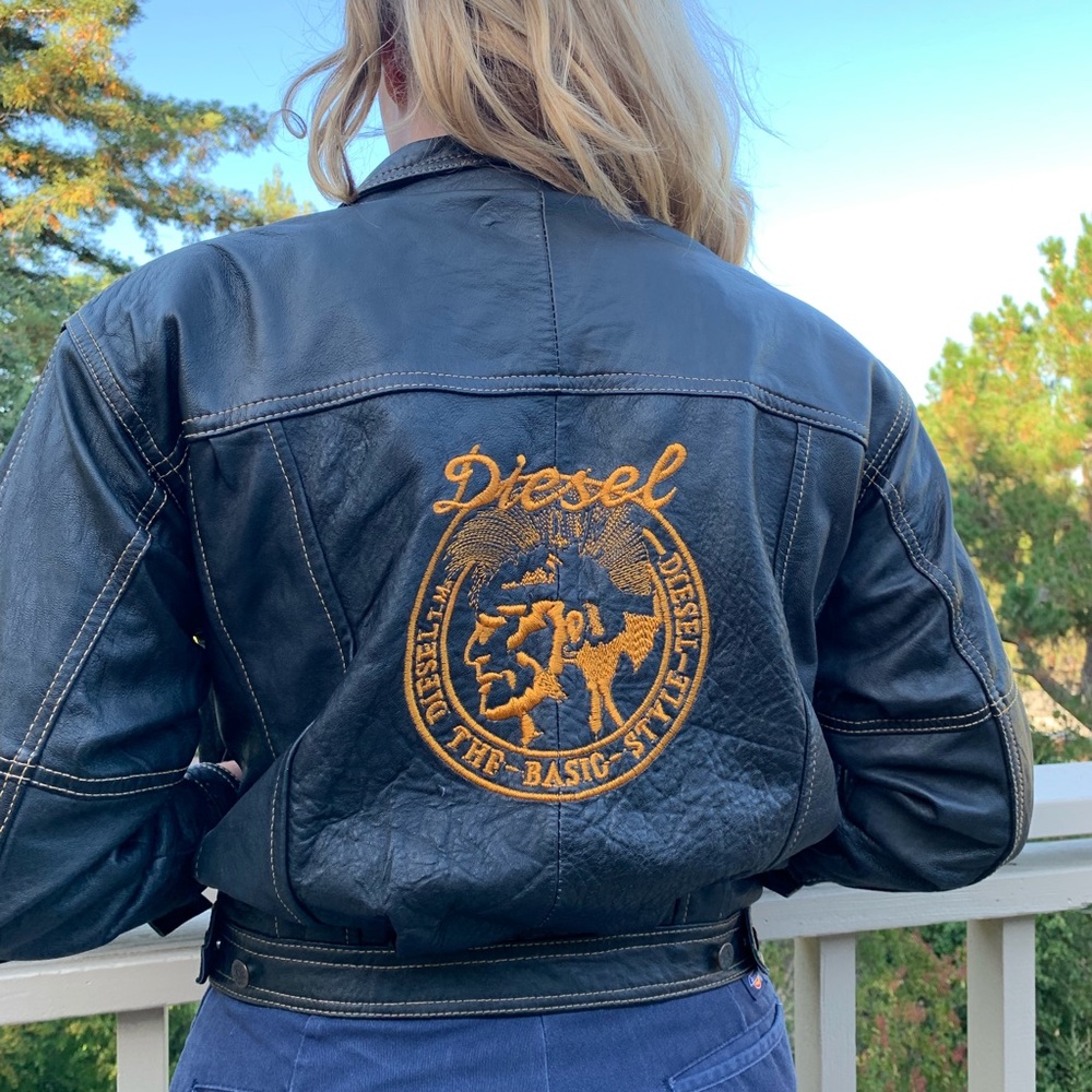 Vintage Diesel leather jacket